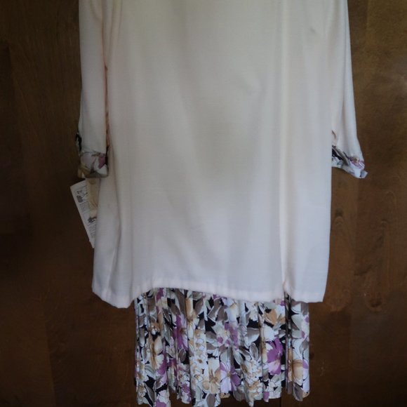 Vintage Women's Robert Too 2-Piece Jacket Dress with Tags Size 18WP - Picture 10 of 10